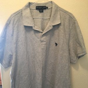 US Polo Assn Mens XXL Gray Polo